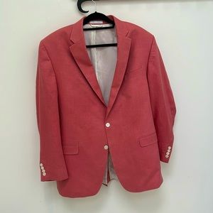 Men's UltraFlex Classic-Fit
Linen Sport Coats 48 long, red color